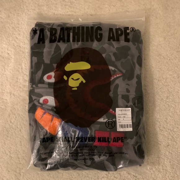 BAPE CamouflageJacket - Grey and Black camo - Picture 1 of 5